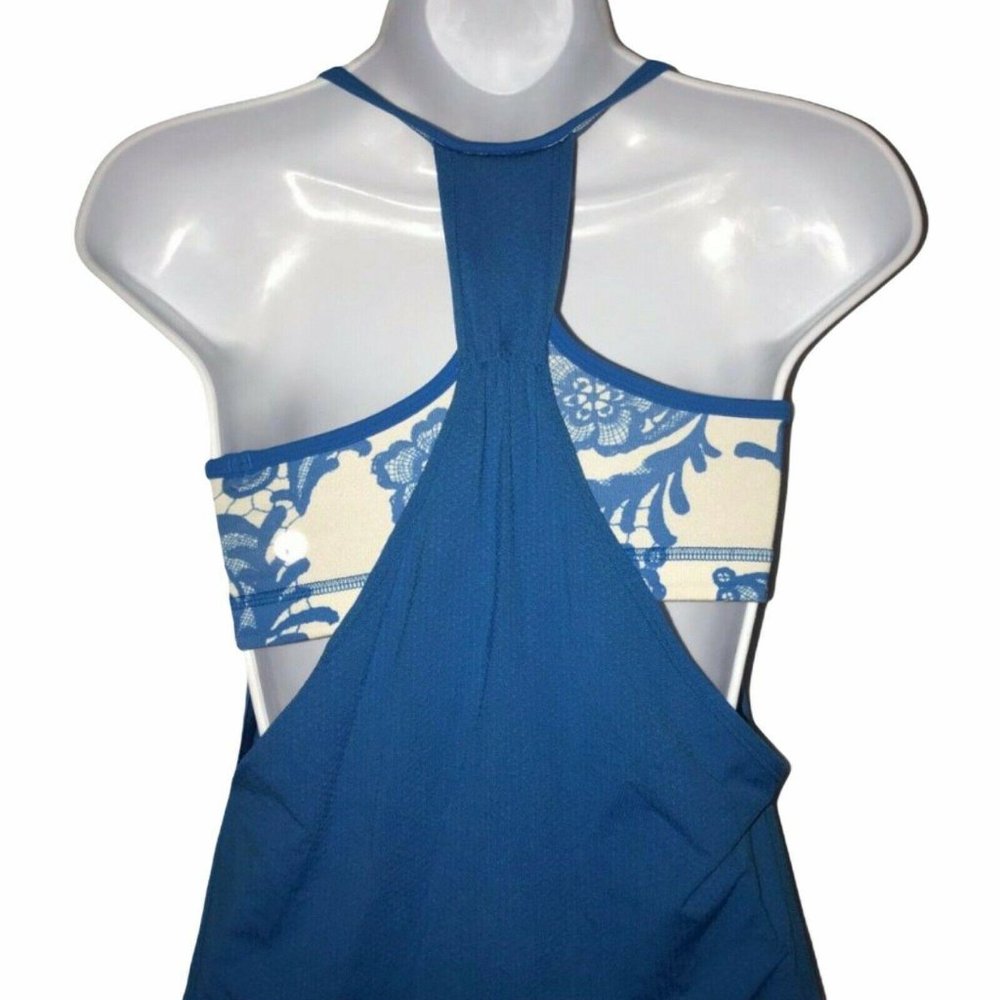 Lululemon No Limits Floral Athletic Tank Top 4 XS - Picture 7 of 8